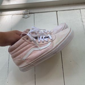 Blush Pink Hightop Vans